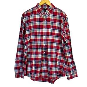 Ralph Lauren Custom Fit Plaid Button Down shirt pink - XL